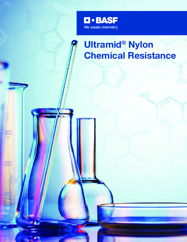 Thumbnail of document BASF Ultramid Nylon Chemical Resistance Guide